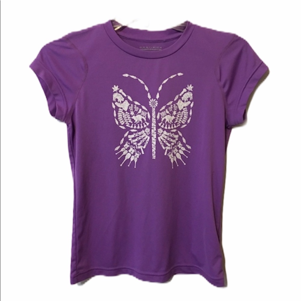 Columbia Girl’s Youth Omni-Wick Performance Tee Size 14/16 EUC